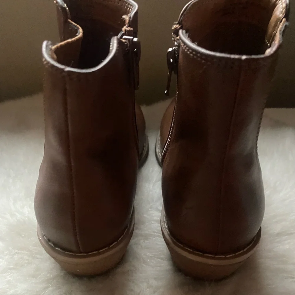 Eurosoft by Sofft Ankle‎ Booties Women’s Size 6.5 M Brown Leather New Western
